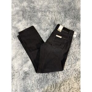 Nudie Jeans Gritty Jackson Black Worn Circle Size 32x32 Made In Italy New w Tags